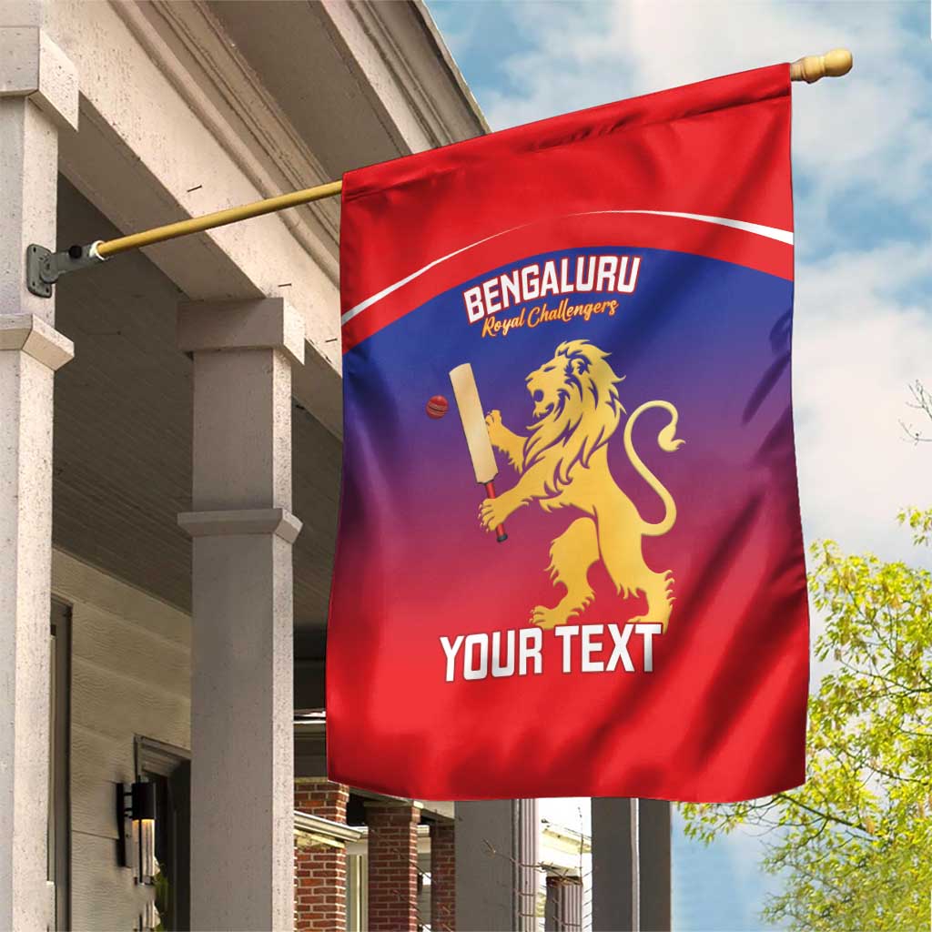 Custom Bengaluru India Cricket Garden Flag Go Champions