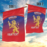 Custom Bengaluru India Cricket Garden Flag Go Champions