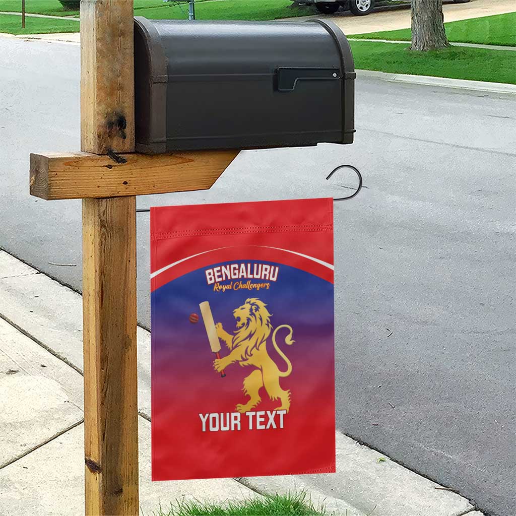 Custom Bengaluru India Cricket Garden Flag Go Champions