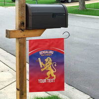 Custom Bengaluru India Cricket Garden Flag Go Champions