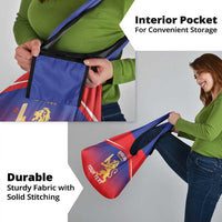 Custom Bengaluru India Cricket Grocery Bag Go Champions