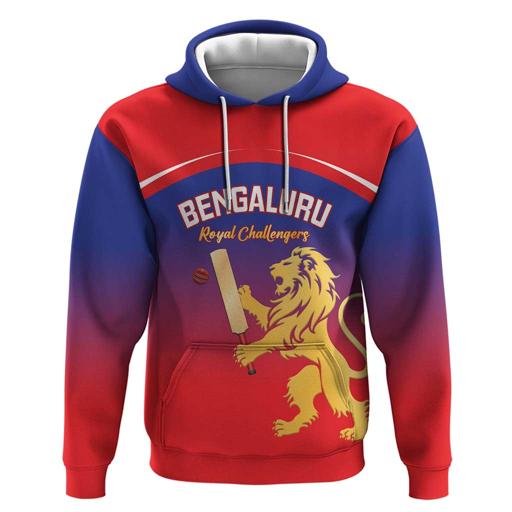 Custom Bengaluru India Cricket Hoodie Go Champions