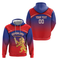 Custom Bengaluru India Cricket Hoodie Go Champions