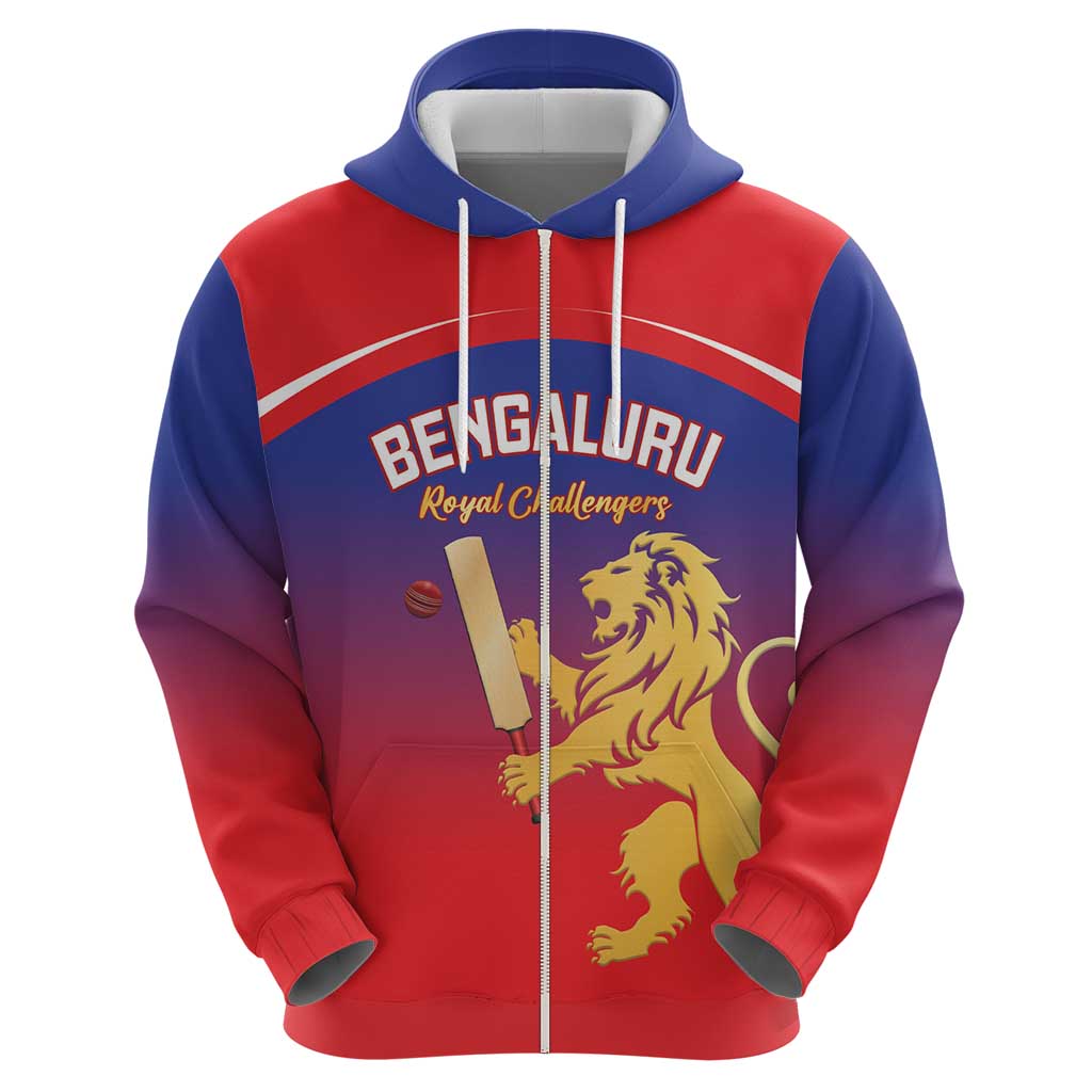 Custom Bengaluru India Cricket Hoodie Go Champions
