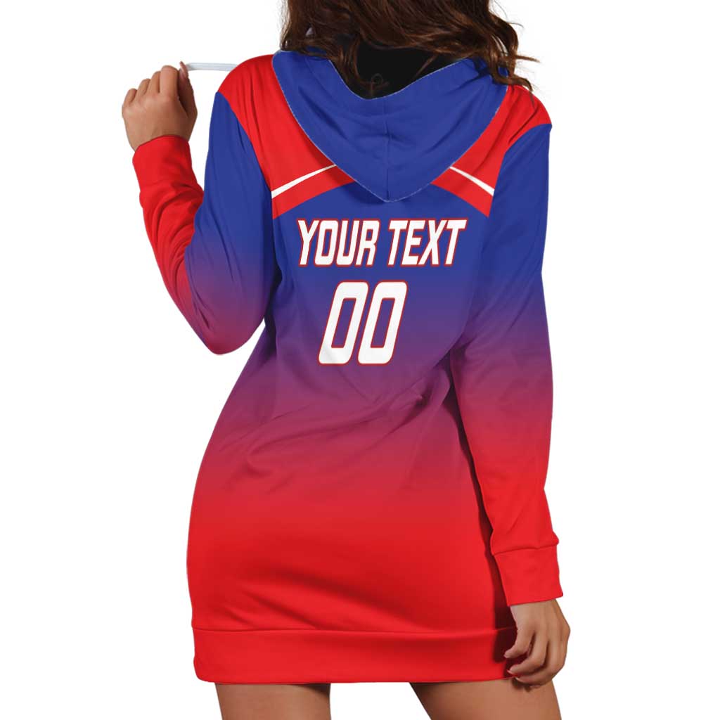 Custom Bengaluru India Cricket Hoodie Dress Go Champions