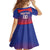 Custom Bengaluru India Cricket Kid Short Sleeve Dress Go Champions