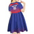 Custom Bengaluru India Cricket Kid Short Sleeve Dress Go Champions