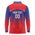 Custom Bengaluru India Cricket Long Sleeve Polo Shirt Go Champions
