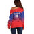 Custom Bengaluru India Cricket Off Shoulder Sweater Go Champions