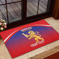 Custom Bengaluru India Cricket Rubber Doormat Go Champions