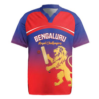 Custom Bengaluru India Cricket Rugby Jersey Go Champions
