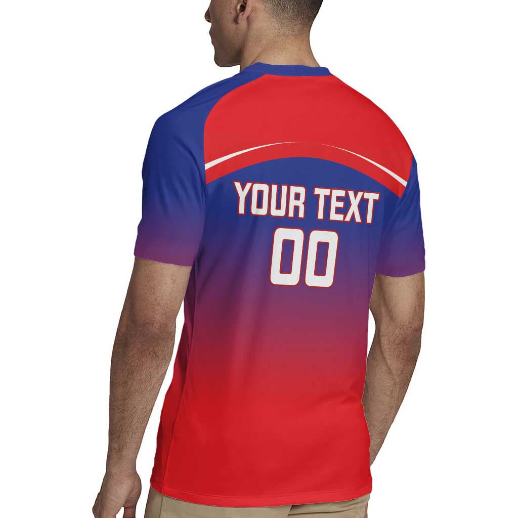 Custom Bengaluru India Cricket Rugby Jersey Go Champions