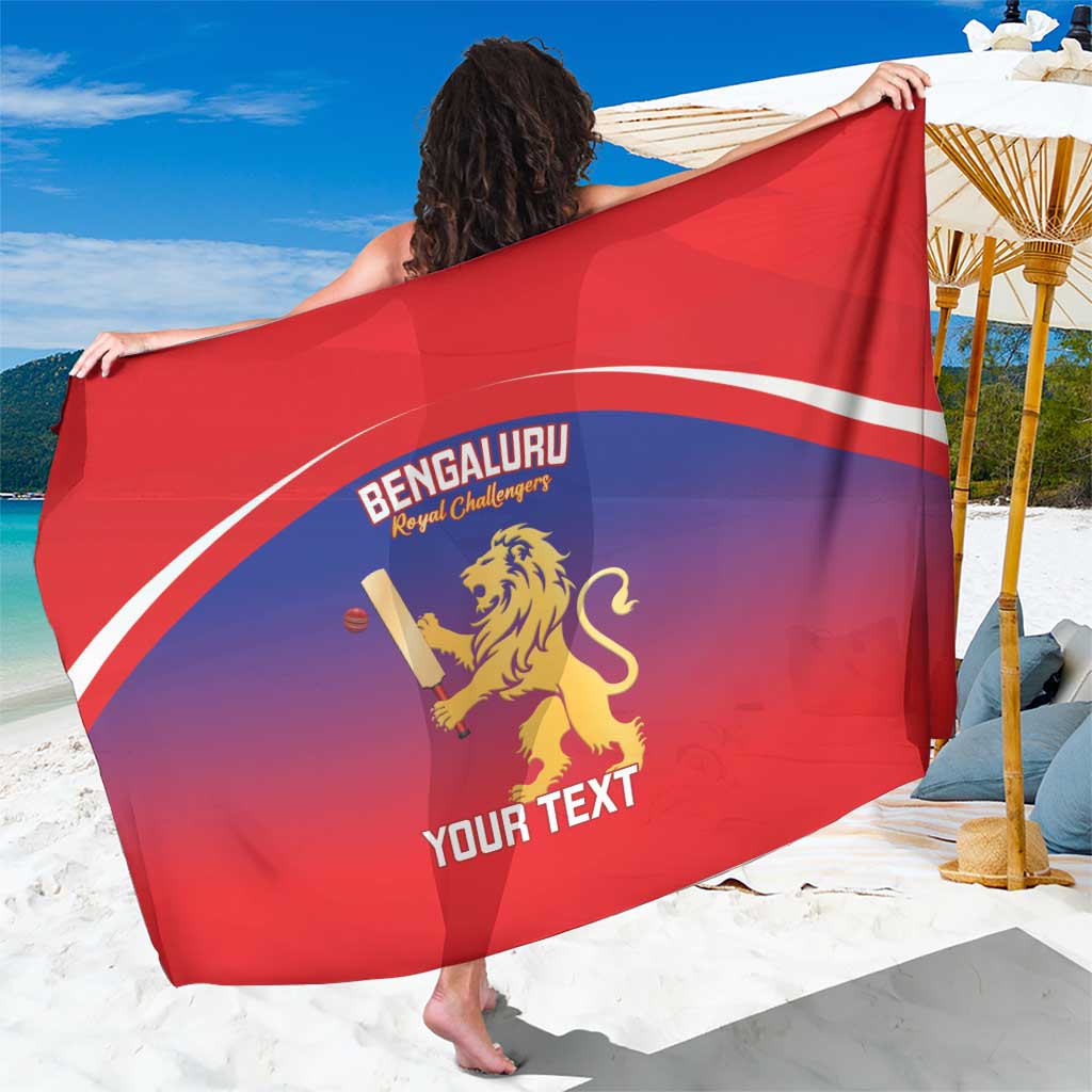 Custom Bengaluru India Cricket Sarong Go Champions
