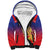 Custom Bengaluru India Cricket Sherpa Hoodie Go Champions