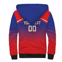 Custom Bengaluru India Cricket Sherpa Hoodie Go Champions