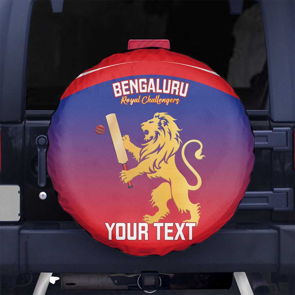 Custom Bengaluru India Cricket Spare Tire Cover Go Champions