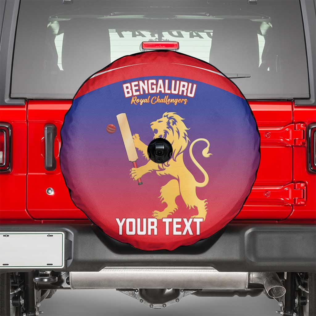 Custom Bengaluru India Cricket Spare Tire Cover Go Champions