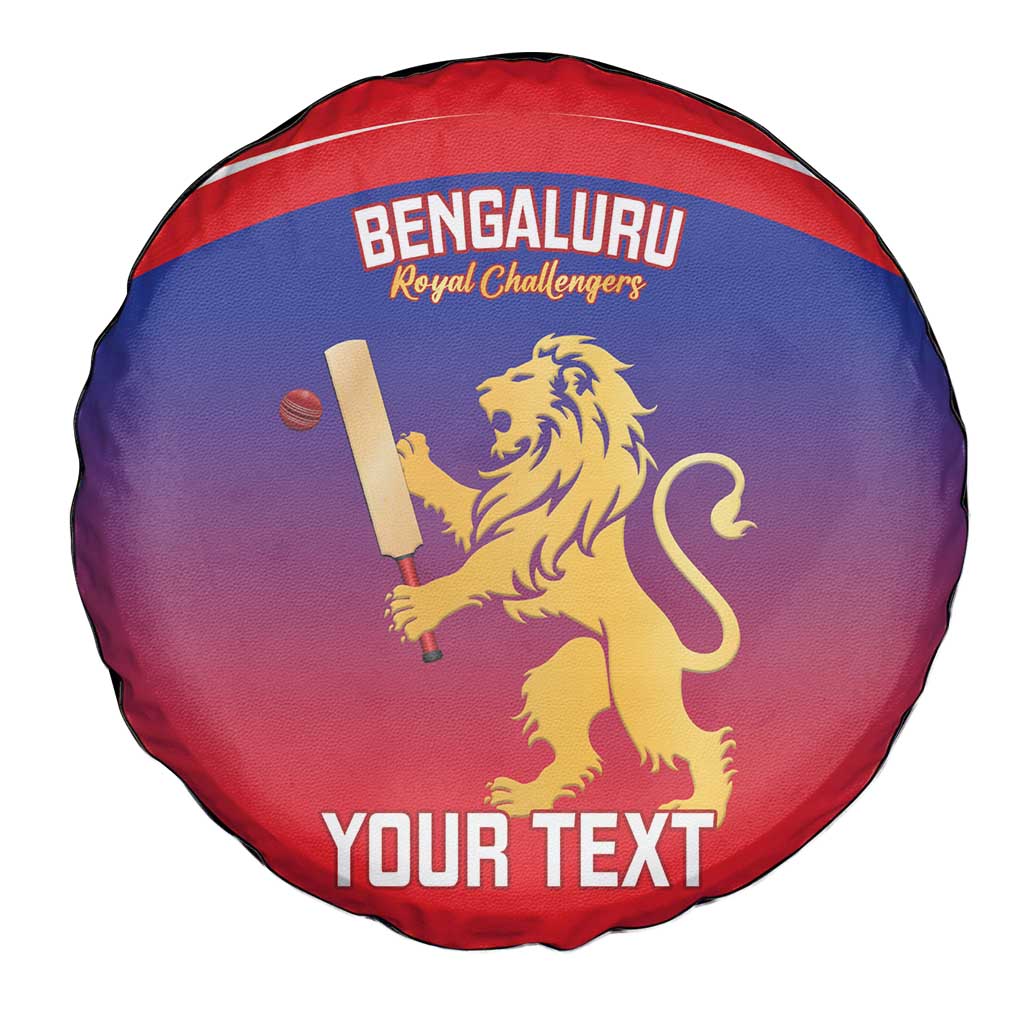 Custom Bengaluru India Cricket Spare Tire Cover Go Champions