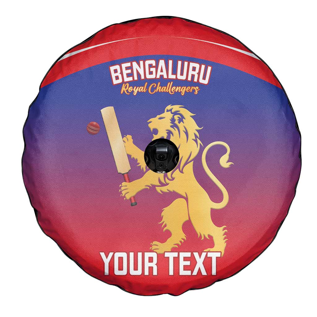 Custom Bengaluru India Cricket Spare Tire Cover Go Champions