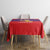 Custom Bengaluru India Cricket Tablecloth Go Champions