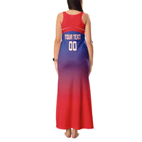 Custom Bengaluru India Cricket Tank Maxi Dress Go Champions