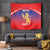 Custom Bengaluru India Cricket Tapestry Go Champions