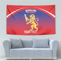 Custom Bengaluru India Cricket Tapestry Go Champions
