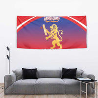 Custom Bengaluru India Cricket Tapestry Go Champions