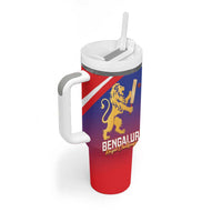 Custom Bengaluru India Cricket Tumbler With Handle Go Champions