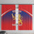 Custom Bengaluru India Cricket Window Curtain Go Champions