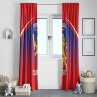 Custom Bengaluru India Cricket Window Curtain Go Champions