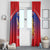 Custom Bengaluru India Cricket Window Curtain Go Champions