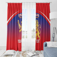Custom Bengaluru India Cricket Window Curtain Go Champions