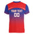 Custom Bengaluru India Cricket Women V-Neck T-Shirt Go Champions
