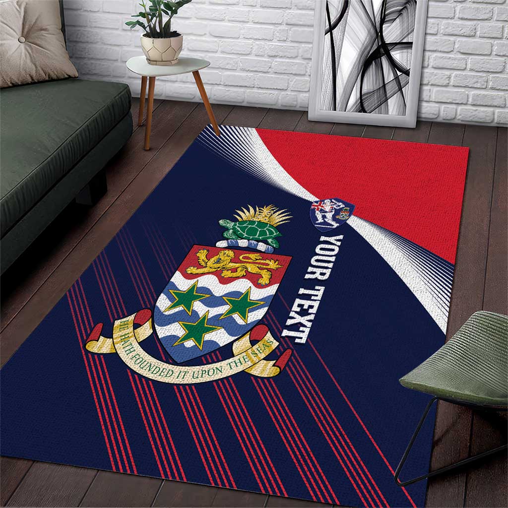 Custom Cayman Islands Cricket Area Rug 2025 Sporty Style
