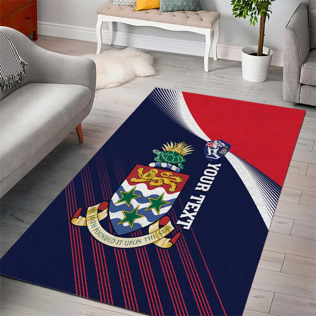 Custom Cayman Islands Cricket Area Rug 2025 Sporty Style