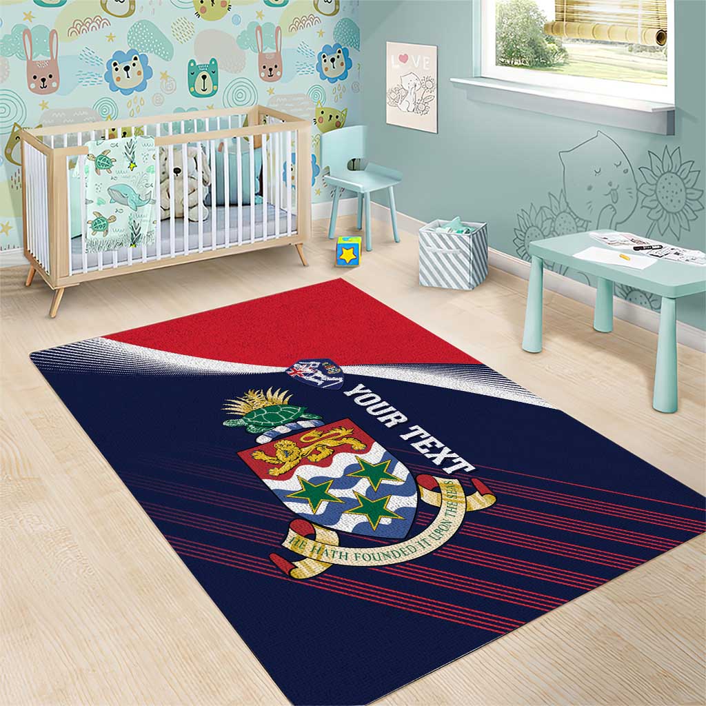 Custom Cayman Islands Cricket Area Rug 2025 Sporty Style