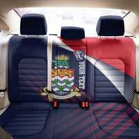 Custom Cayman Islands Cricket Back Car Seat Cover 2025 Sporty Style