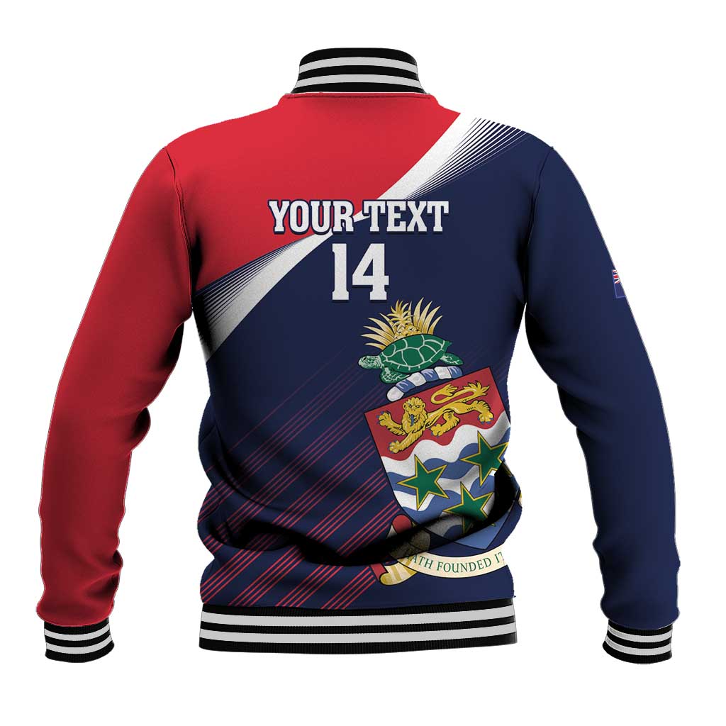 Custom Cayman Islands Cricket Baseball Jacket 2025 Sporty Style