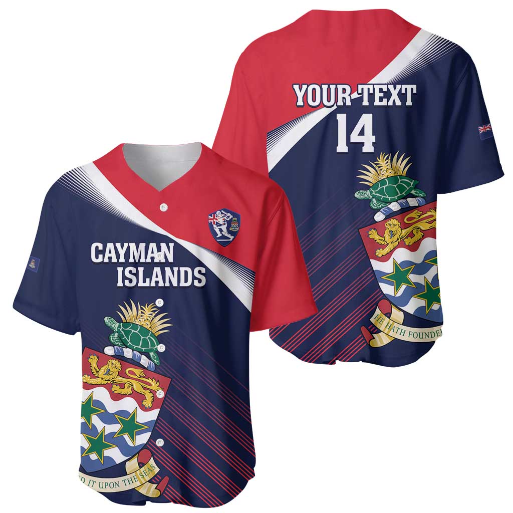 Custom Cayman Islands Cricket Baseball Jersey 2025 Sporty Style