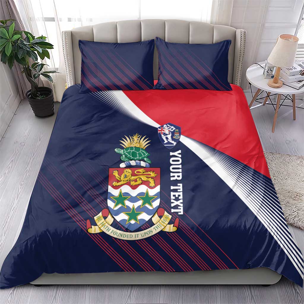 Custom Cayman Islands Cricket Bedding Set 2025 Sporty Style