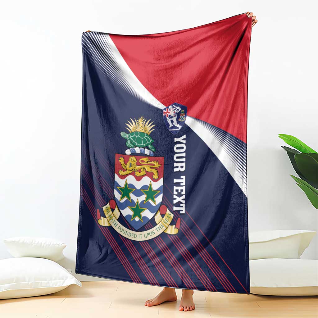 Custom Cayman Islands Cricket Blanket 2025 Sporty Style