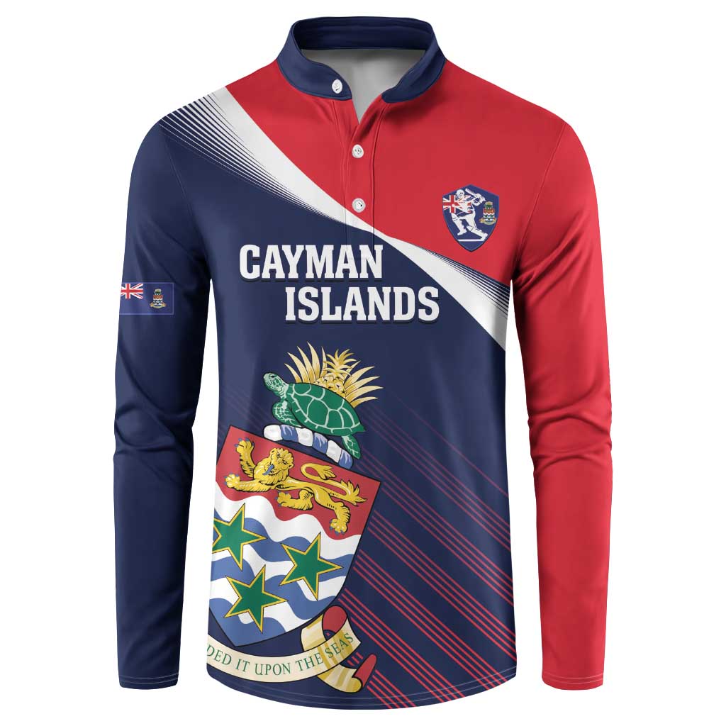 Custom Cayman Islands Cricket Button Sweatshirt 2025 Sporty Style