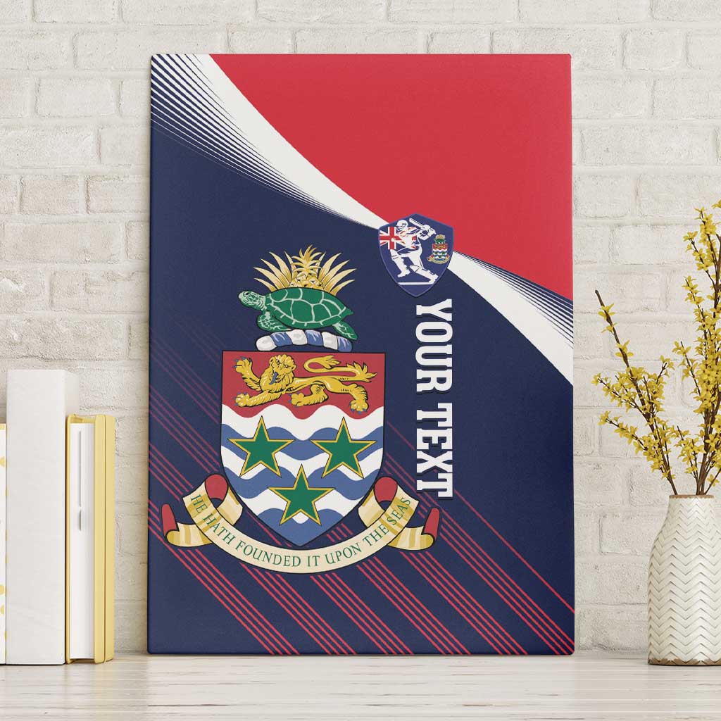 Custom Cayman Islands Cricket Canvas Wall Art 2025 Sporty Style