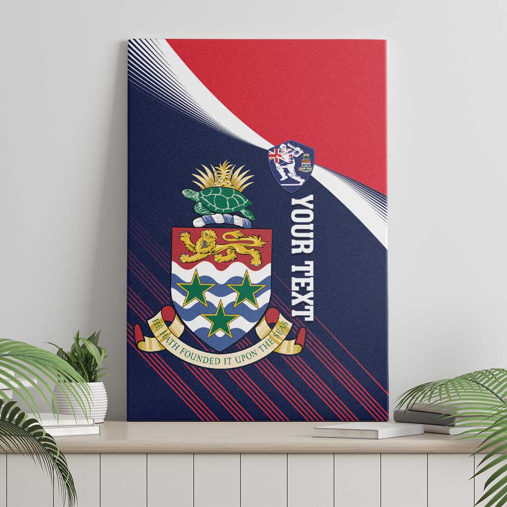 Custom Cayman Islands Cricket Canvas Wall Art 2025 Sporty Style
