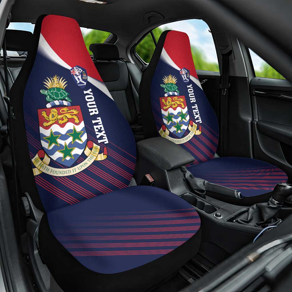 Custom Cayman Islands Cricket Car Seat Cover 2025 Sporty Style