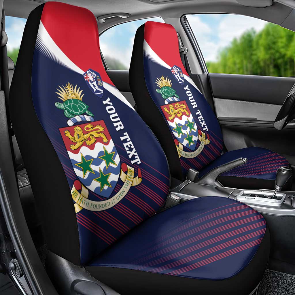 Custom Cayman Islands Cricket Car Seat Cover 2025 Sporty Style