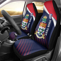 Custom Cayman Islands Cricket Car Seat Cover 2025 Sporty Style