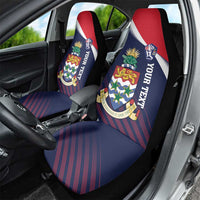 Custom Cayman Islands Cricket Car Seat Cover 2025 Sporty Style