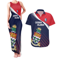 Custom Cayman Islands Cricket Couples Matching Tank Maxi Dress and Hawaiian Shirt 2025 Sporty Style
